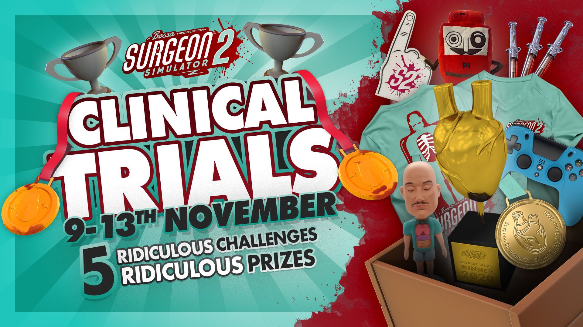 Win Ridiculous Prizes in Latest Update - Clinical Trials